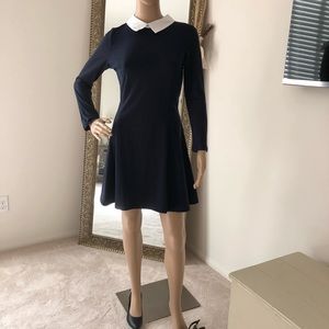 Long sleeve dress with collar